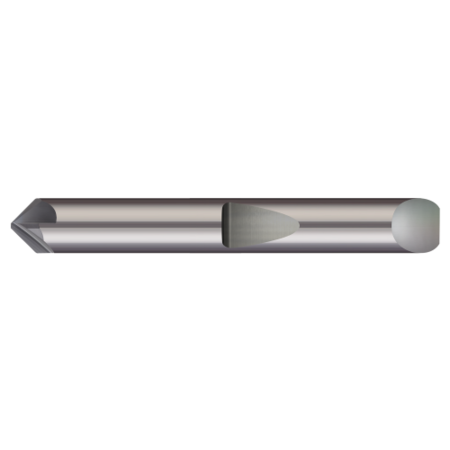 MICRO 100 Quick Change, Countersink and Chamfer Tool, 0.3750" (3/8) Shank dia, Flute Length: 0.272" QCS-375-100